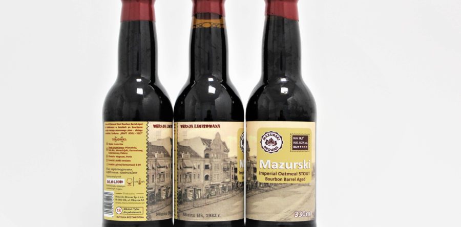 Mazurskie  Imperial  Oatmeal  STOUT Bourbon Barrel Aged / STOUT BBA