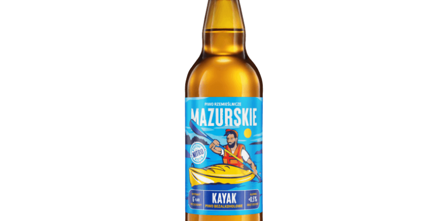 Mazurskie piwo bezalkoholowe KAYAK