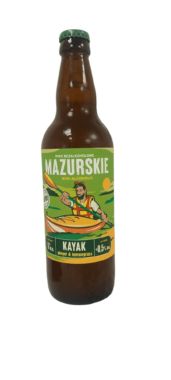 Mazurskie piwo bezalkoholowe KAYAK ginger & lemongrass
